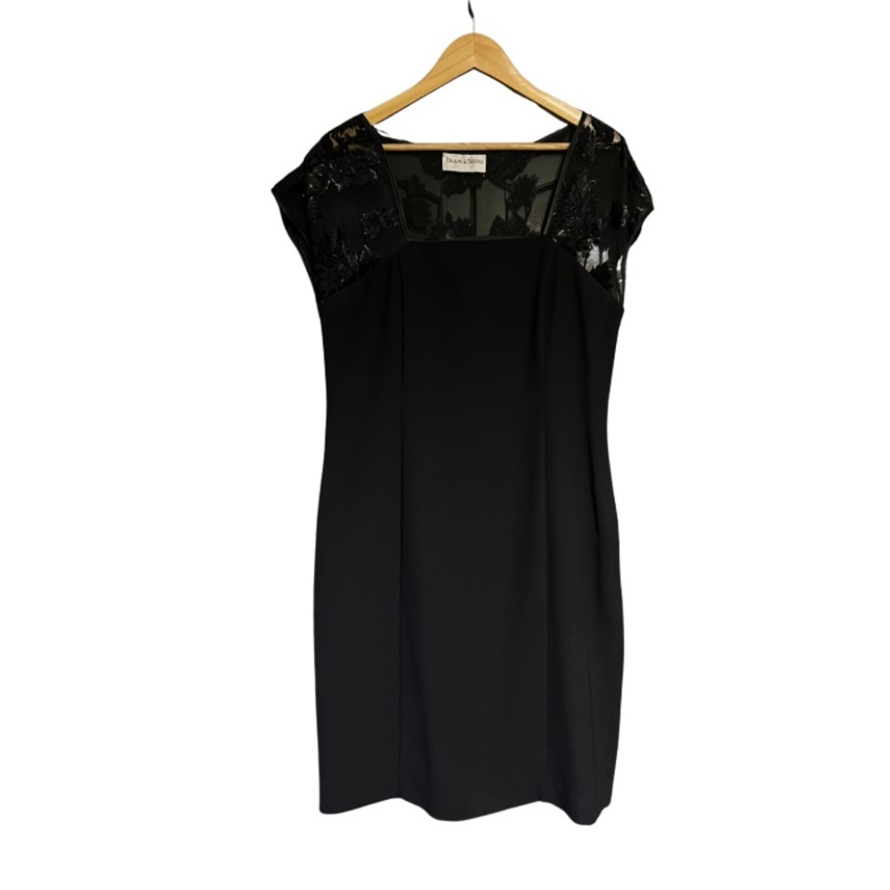 Danny & Nicole Black Cocktail Dress